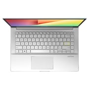Asus VivoBook S14 S433FL-EB081T Laptop - Core i7 1.8GHz 8GB 512GB 2GB Win10 14inch FHD Dreamy White English/Arabic Keyboard