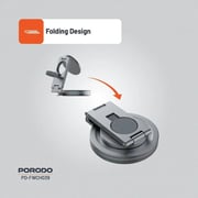 Porodo 3-in-1 MagSafe Wireless Charger Grey