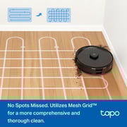 TPLink Robot Vacuum Cleaner & Mop Black Tapo RV30 Max