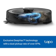TPLink Robot Vacuum Cleaner & Mop Black Tapo RV30 Max