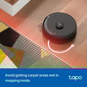 TPLink Robot Vacuum Cleaner & Mop Black Tapo RV30 Max