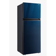 Toshiba No Frost Refrigerator 450L, With Inverter Technology, Humidity control, Pure Bio, Blue Glass door, GR-RT624WE-PGN-73