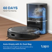 TPLink Tapo RV20 Max Plus Robot Vacuum Cleaner & Mop Black