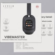 Levelo LVLVMAHPBK Wireless On Ear Headset Black