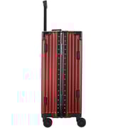 Viptour 3 Pcs PC Hard Side Luggage Trolley Set Wine
