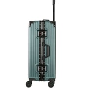 Viptour 3 Pcs PC Hard Side Luggage Trolley Set Green