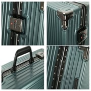 Viptour 3 Pcs PC Hard Side Luggage Trolley Set Green