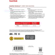 SanDisk Outdoors SD Memory Card 16GB Orange 2 Pack SDSDBNN-016G-AW6V2