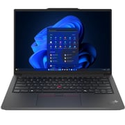 Lenovo ThinkPad E14 Gen 6 (2023) Laptop - 1st Series / Intel Core Ultra 5-125U / 14inch WUXGA / 512GB SSD / 8GB RAM / Shared Intel Graphics / Windows 11 / English Keyboard / Black / Middle East Version - [21M7000FGP]