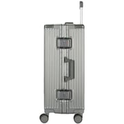 Viptour 3 Pcs Hard Side Luggage Trolley Dark Grey