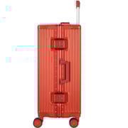 Viptour 3 Pcs PC Hard Side Luggage Trolley Set With Cup Holder Wine