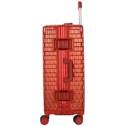 Viptour 3 Pcs Hard Side Luggage Trolley Set Wine
