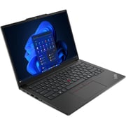 Lenovo ThinkPad E14 Gen 6 (2023) Laptop - 1st Series / Intel Core Ultra 7-155H / 14inch WUXGA / 512GB SSD / 16GB RAM / Shared Intel Arc Graphics / Windows 11 / English & Arabic Keyboard / Black / Middle East Version - [21M70024GR]