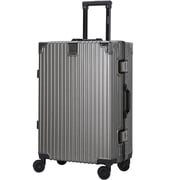 Viptour 3 Pcs PC Hard Side Luggage Trolley Set Grey