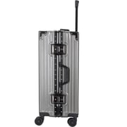 Viptour 3 Pcs PC Hard Side Luggage Trolley Set Grey