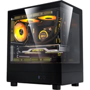 Darkflash Gaming Tower (2022) Desktop - 12th Gen / Intel Core i5-12400F / 500GB SSD / 16GB RAM / Black / International version - [DB330M]