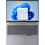 Lenovo ThinkBook 16 G6 IRL (2023) Laptop - 13th Gen / Intel Core i7-13700H / 16inch WUXGA / 512GB SSD / 8GB RAM / Shared Intel Iris Xe Graphics / FreeDOS / English Keyboard / Arctic Grey / Middle East Version - [21KH005SEV]