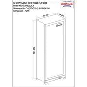 Generaltec Single Glass Door Chiller 380 Litres GCH520DLX