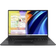 Asus Vivobook 16 (2025) Laptop - 13th Gen / Intel Core i9-13900H / 16inch WUXGA / 512GB SSD / 16GB RAM / Shared Intel Iris Xe Graphics / Windows 11 Home / English & Arabic Keyboard / Black / Middle East Version - [X1605VA-MB595W]