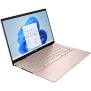 HP Pavilion x360 2-in-1 Convertible (2025) Laptop - 13th Gen / Intel Core i5-1335U / 14inch FHD / 512GB SSD / 8GB RAM / Shared Intel Iris Xe Graphics / Windows 11 Home / English & Arabic Keyboard / Rose Gold / Middle East Version - [14-EK1008NX]