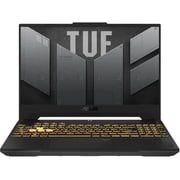 أسوس تي يو إف جيمنغ (2025) - معالج أنتل كور i7-13620H، الجيل 13، (512 جيجابايت، 16 جيجابايت)، شاشة 15.6 بوصة FHD، كرت شاشة نفيديا جيفورس RTX 4050 بسعة 6 جيجابايت، نظام ويندوز 11 هوم، لوحة مفاتيح إنجليزية وعربية، لون رمادي، إصدار الشرق الأوسط