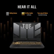 Asus TUF Gaming (2025) Laptop - 13th Gen / Intel Core i7-13620H / 15.6inch FHD / 1TB SSD / 16GB RAM / 8GB NVIDIA GeForce RTX 4060 Graphics / Windows 11 Home / English & Arabic Keyboard / Gray / Middle East Version - [FX507VV-LP171W]