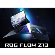 Asus ROG Flow Z13 Gaming (2025) Laptop - AMD Ryzen AI MAX 390 / 13.4inch WQXGA / 1TB SSD / 8GB RAM / Shared AMD Radeon Graphics / Windows 11 Home / English & Arabic Keyboard / Off Black / Middle East Version - [GZ302EA-RU028W]