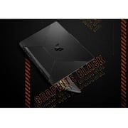 Asus TUF A15 Gaming (2025) Laptop - AMD Ryzen 5 7535HS / 15.6inch FHD / 512GB SSD / 8GB RAM / 4GB NVIDIA GeForce RTX 3050 Graphics / Windows 11 Home / English & Arabic Keyboard / Graphite Black / Middle East Version - [FA506NC-HN130W]