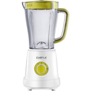 Castle Electric Blender with 2 Grinder, 600Watt, 1.5Liter, White - EP1060