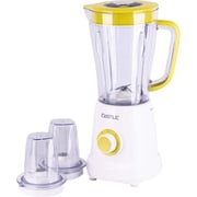 Castle Electric Blender with 2 Grinder, 600Watt, 1.5Liter, White - EP1060