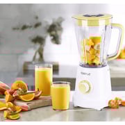Castle Electric Blender with 2 Grinder, 600Watt, 1.5Liter, White - EP1060
