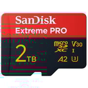 Sandisk MicroSDXC Memory Card UHS-I 2TB Red/Black microSDXC