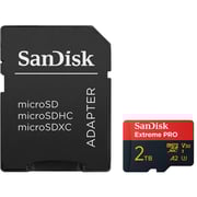 Sandisk MicroSDXC Memory Card UHS-I 2TB Red/Black microSDXC