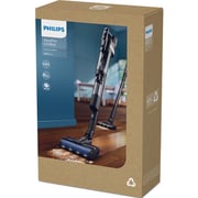 Philips 9000 Series AquaTrio Cordless Vacuum & Wash, PowerCyclone Aqua, LED Nozzle, 38min Runtime – XW9463/10 – Deep Black