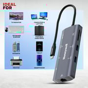 Honeywell 9 Port USB-C Hub Grey