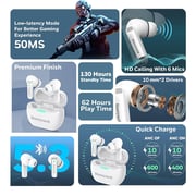 Honeywell HC000315 Trueno U5100 Wireless Earbuds White