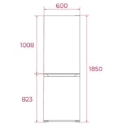 Teka Combi Bottom Freezer 323 Litres RBF 3450 SS