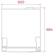 Teka Combi Bottom Freezer 323 Litres RBF 3450 SS
