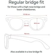 RayBan 601/9A50 Meta Headliner Smart Glasses Shiny Black