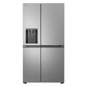 LG Side by Side Refrigerator, 643 Liter, Smart Inverter Silver, GC-J257BLJW