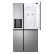 LG Side by Side Refrigerator, 643 Liter, Smart Inverter Silver, GC-J257BLJW
