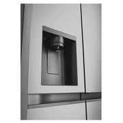 LG Side by Side Refrigerator, 643 Liter, Smart Inverter Silver, GC-J257BLJW