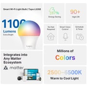 TP-Link Tapo L535E Smart WiFi Light Bulb 9.5W