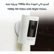 Ring B0C7913JJP Stick Up Plug In Outdoor Security Camera