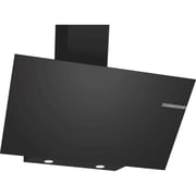 Bosch Series 4 Built In wall-mounted cooker Hood, 90 cm, Black - DWK96PJ60T