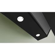 Bosch Series 4 Built In wall-mounted cooker Hood, 90 cm, Black - DWK96PJ60T