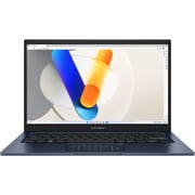 Asus Vivobook 14 (2025) Laptop - 13th Gen / Intel Core i5-1334U / 14inch FHD / 512GB SSD / 8GB RAM / Shared Intel UHD Graphics / Windows 11 Home / English & Arabic Keyboard / Quiet Blue / Middle East Version - [X1404VA-NK884W]