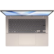 Asus Vivobook 14 (2025) Copilot+PC - Snapdragon X X1 26 100 / 14inch WUXGA / 1TB SSD / 16GB RAM / Shared Qualcomm Adreno GPU / Windows 11 Home / English & Arabic Keyboard / Platinum Gold / Middle East Version - [X1407QA-LY046W]