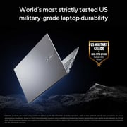 Asus Vivobook 15 (2025) Copilot+PC - 13th Gen / Intel Core i9-13900H / 15.6inch FHD / 1TB SSD / 16GB RAM / Shared Intel Iris Xe Graphics / Windows 11 Home / English & Arabic Keyboard / Indie Black / Middle East Version - [X1505VA-L1696W]