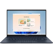 Asus Zenbook 14 (2025) Ultrabook - 2nd Series / Intel Core Ultra 7-255H / 14inch 3K / 1TB SSD / 16GB RAM / Shared Intel Arc Graphics / Windows 11 Home / English & Arabic Keyboard / Ponder Blue / Middle East Version - [UX3405CA-PZ052W]